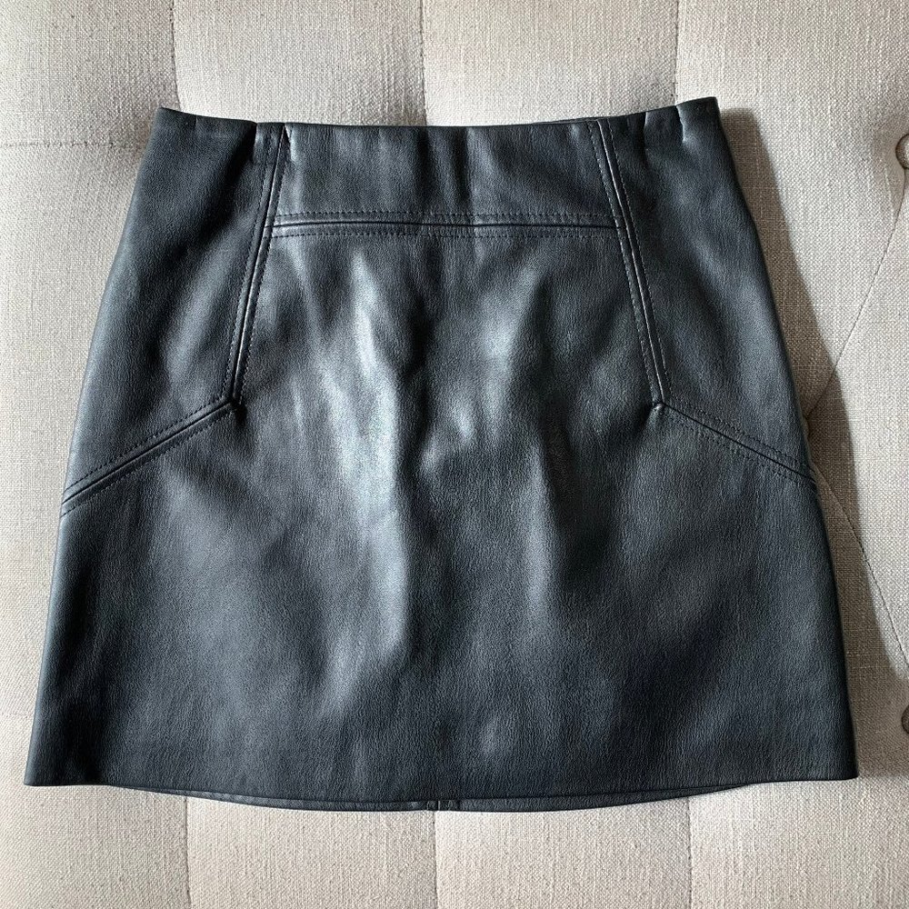 Black Leather Skirt